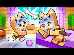 ❤️BIRTH to DEATH of a DOG in Minecraft! ( Tagalog )