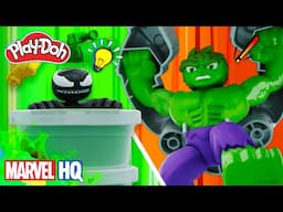 ¡Hulk contra el Monstruo Gamma Radioactivo de Venom! | Play-Doh Marvel: DOH-ified Acción | Marvel HQ