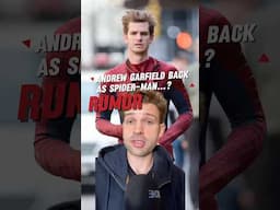 Could Andrew Garfield be retuning as Spider-Man in a future MCU movie…? #SpiderMan #AndrewGarfield