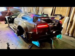 We Build The Ultimate Cyberpunk Lighting Kit For My Lamborghini Murcielago