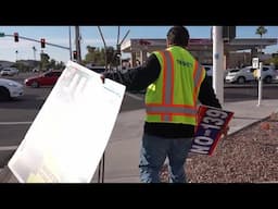 The election is over, but political signs remain