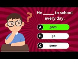 Can You Pass This 50-Question English Tenses Quiz? 90% Fail! (With Answers)