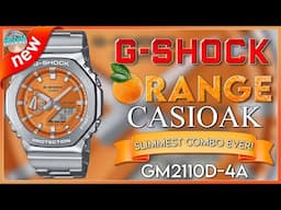 I Love An Orange Dial, Just Wish It Was Solar Too! | G-Shock Orange Casioak 200m Quartz GM2110D-4A