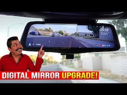 Works with ANY CAR! PORMIDO Mirror Dash Cam Review (PRD80)