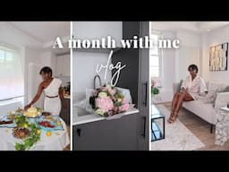 A month with me vlog: Self care days, exploring my new area, events & dinners