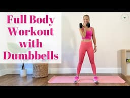 10 Minute Full Body Dumbbell Workout!