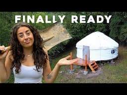 We Thought It Would Be Easy... It Took 2 Months to Finish Our Yurt!