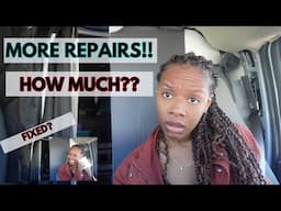 Van Life: Spent $1600 in two days on van repairs! 🚐💸