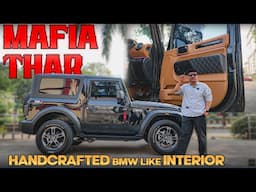 Mafia Mahindra Thar Glory Wine Interior | BMW-Like Interiors by Vig Auto Accessories📞9321811482