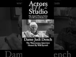 MC² Actors Studio’s The Actor’s Process: #JudiDench The Waterstones Interview #shorts #actor #acting