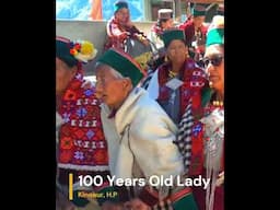 Traditional Dance with 100 Years Old Lady  #kinnaur #negis