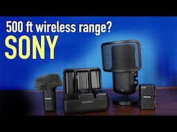 NEW TWO Sony wireless mic systems! Great for Sony Cameras