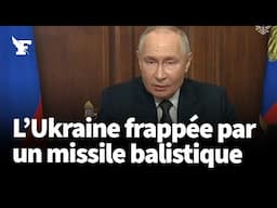 La Russie a frappé l'Ukraine avec un nouveau missile balistique de moyenne portée