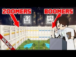 Minecraft Social Experiment: Boomers v Zoomers