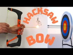 Make a Bow and Arrow from a Hacksaw