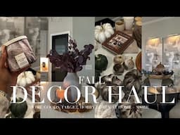 FALL DECOR HAUL | HOMEGOODS, HOBBY LOBBY, TARGET, KIRKLANDS + MORE