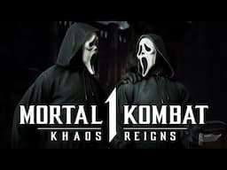 Mortal Kombat 1 - NEW Ghostface Intro VS Peacemaker (Khaos Reigns DLC)