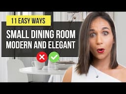 ✅ TOP 11 Ideas for SMALL DINING ROOM | Interior Design Ideas and Home Decor | Tips and Trends