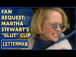 Fan Request: Martha Stewart's Dramatic Movie Clip | David Letterman