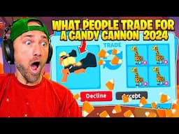 I Trade My SUPER RARE CANDY CANNON! Roblox Adopt Me!!