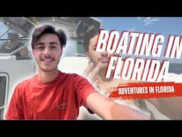 First Day Adventure in Florida: Boating, Dolphins & Gulf of Mexico Exploration! 🛥️🌊