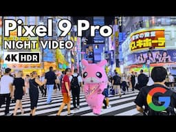 Pixel 9 Pro Night Video Camera Test - 4K HDR