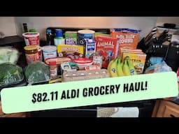 MINIATURE ALDI HAUL! || $82.11 GROCERY HAUL WITH PRICES