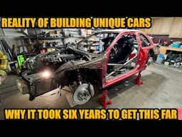 Reality of building crazy unique drift cars - 2JZ Subaru 22B drift build