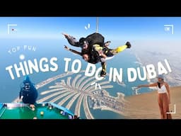 10 Best Fun Things to do in Dubai with Prices 2023 | Dubai Travel Vlog