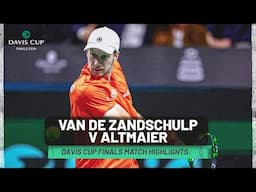 Botic Van De Zandschulp v Daniel Altmaier Highlights | Netherlands v Germany | Davis Cup Finals 2024