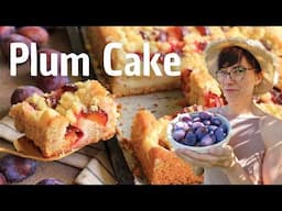 Best German Plum Sheet Cake Recipe with Streusel | Juicy & Delicious