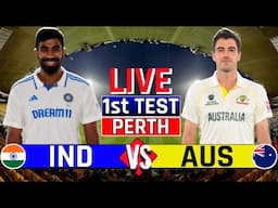 Live India vs Australia 1st Test DAy-1 | Aus vs Ind 1st Test Perth Stadium | Today Live Match