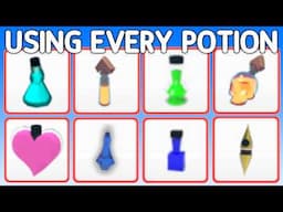 Using The RAREST POTIONS in Adopt Me