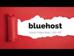 Bluehost Deal Promo Code | Bluehost Black Friday Maximum Discount