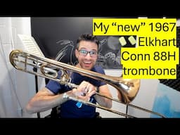 My "new" 1967 Elkhart Conn88H trombone