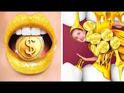 What if Money Were People? Crazy Relatable Situations & Funny Moments by 123 GO!