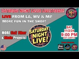 Saturday Night Laser Livestream!