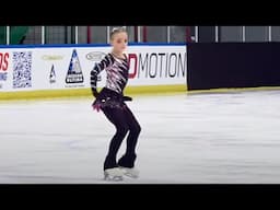 Brooklyn Wybo | Juvenile Girls Free Skate | 2025 Midwestern Sectional Singles Final