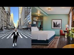 New York City Birthday Trip Travel Day! | Exploring, Hotel Tour, Top Of The Rock & Fancy Dinner!