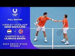 Koolhof/Schuurs v Ruud/Eikeri Full Match | United Cup 2024 Group F