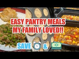 Whip Up Delicious Meals From Your Pantry! | WHATS FOR DINNER