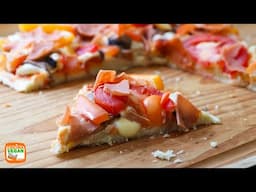 Pizza sin gluten y esponjosa: la masa de garbanzo que tienes que probar. #recetas