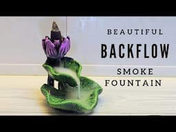 Lotus backflow smoke fountain, art and craft, Creativecat