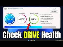 3 Ways to CHECK your HDD/SSD/USB HEALTH in Windows PC/laptop