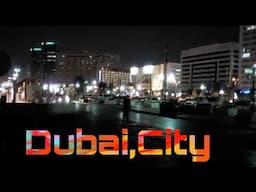 Dubai City,,,Night