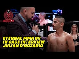 Eternal MMA 89: In Cage Interview: Julian D'Rozario