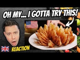 What's a Blooming Onion? HUNGRY Brit Reacts to American Dish!