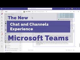 The New Chat and Channels Experience in Teams (Nov 2024)