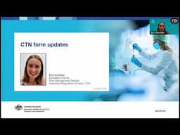 Presentation: updates to CTN form and first-in-human high-risk medical device clinical trials