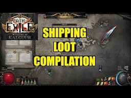 【Path of Exile 3.25】SHIPPING LOOT COMPILATION in Settlers League  & Future Plans- 1260